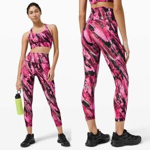 LULULEMON Wunder Train High-Rise Tight 25" Size 4 Incentive Refresh Multi